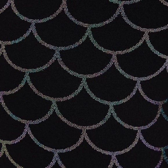 TORRID LIGHTWEIGHT MERMAID SCALE SLEEP LEGGING - Picture 2 of 3